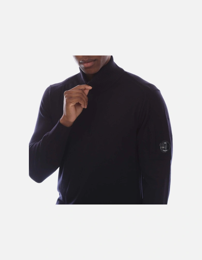 Extrafine Merino Wool Half-Zip Sweater