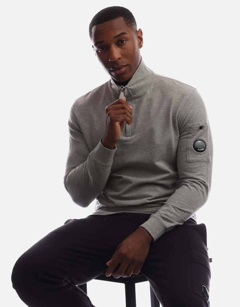 Light Fleece Half-Zip Sweatshirt