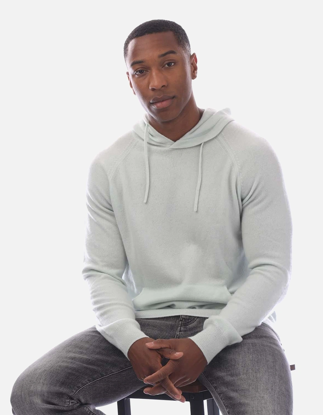 Hooded Pure Cashmere Jumper
