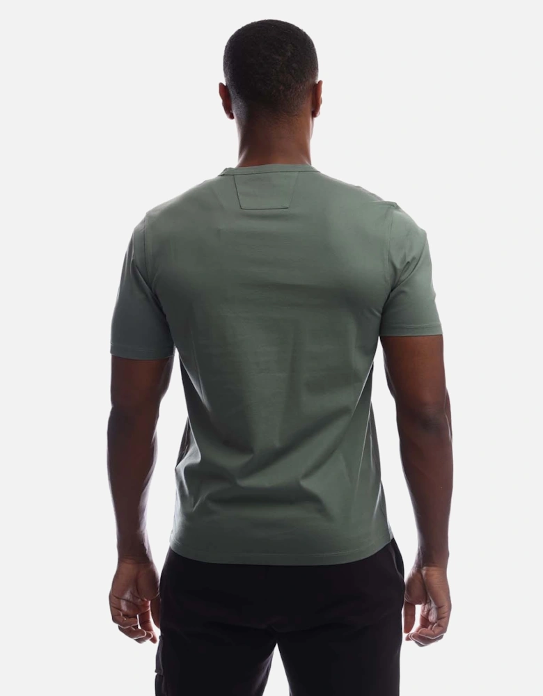 Mercerized Jersey Badge T-Shirt