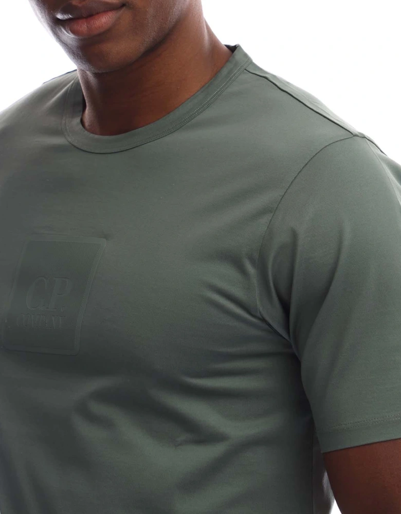 Mercerized Jersey Badge T-Shirt