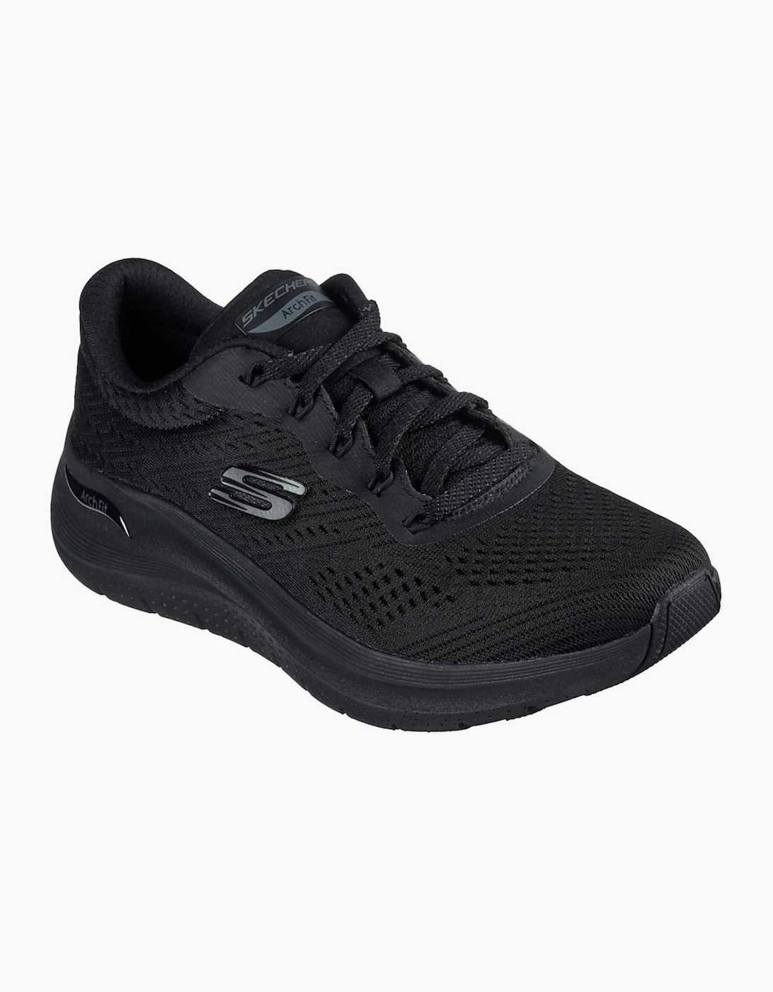 Skechers Women's Black Arch Fit 2.0 Big League Trainers - Size: 6