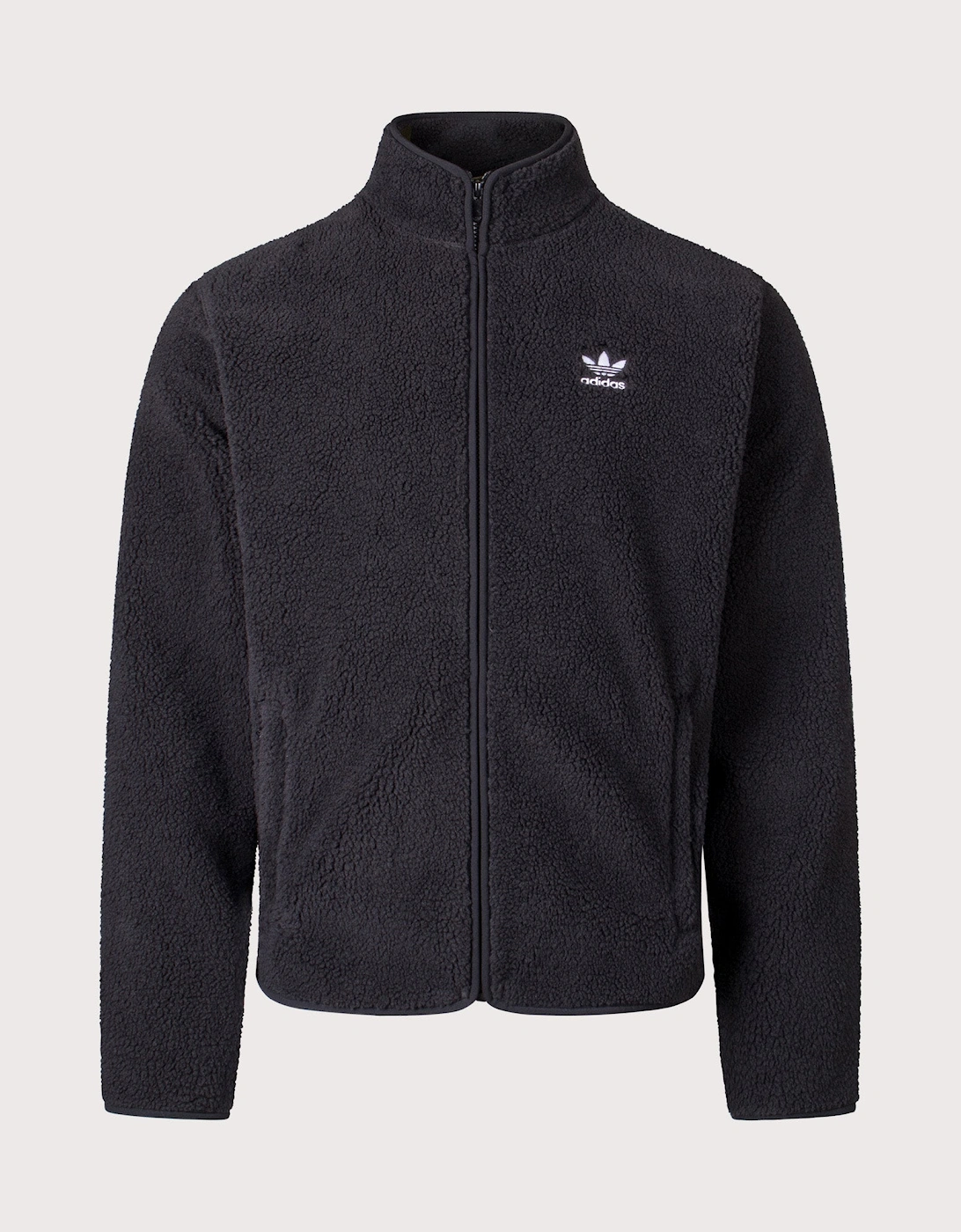 Relaxed Fit Trefoil Teddy Fleece, 4 of 3