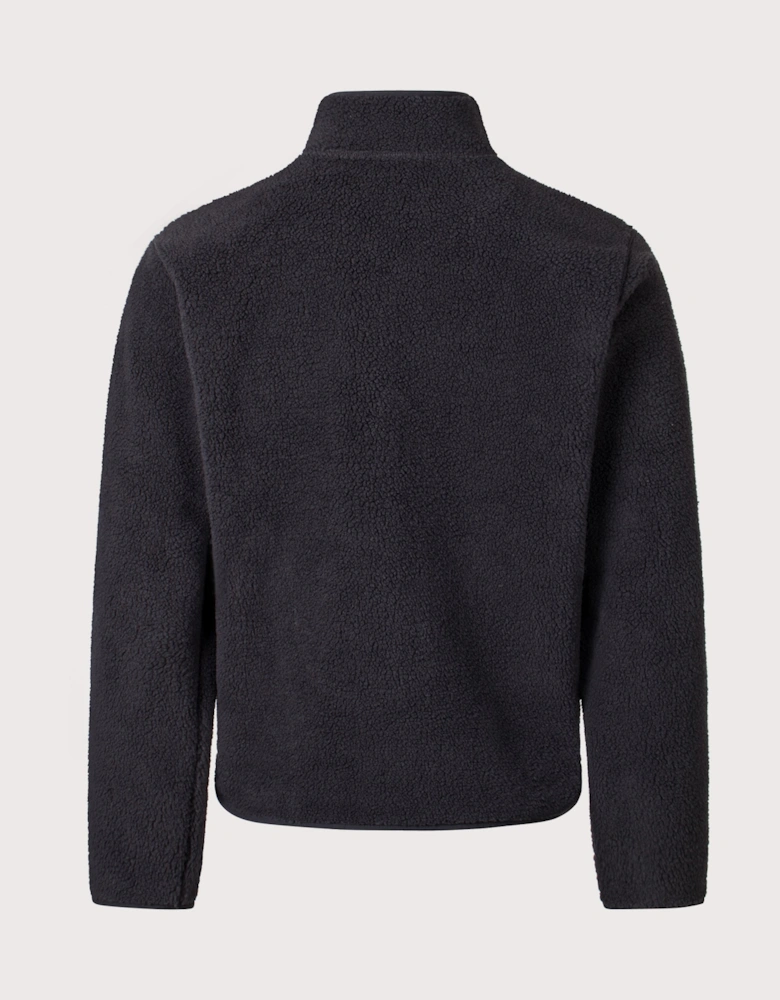 Relaxed Fit Trefoil Teddy Fleece