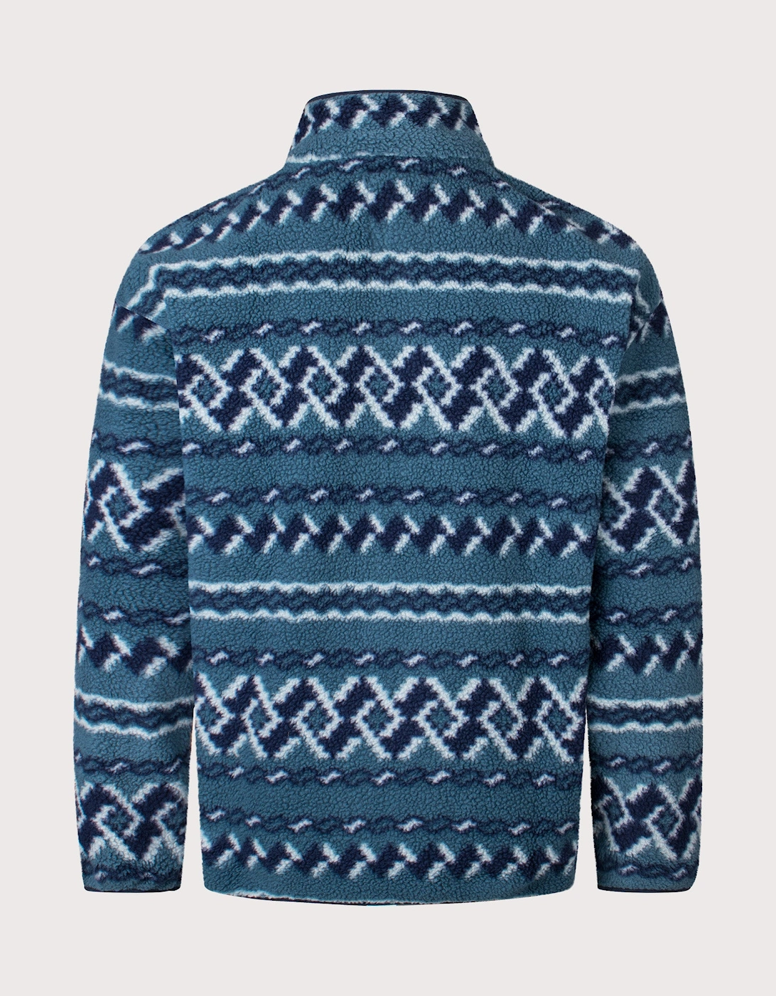 Helvetia II Printed Half Snap Fleece Sweatshirt
