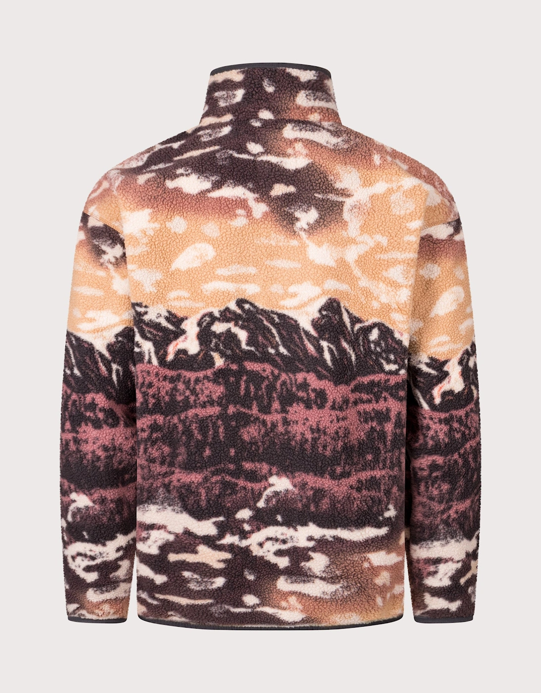 Helvetia II Printed Half Snap Fleece Sweatshirt