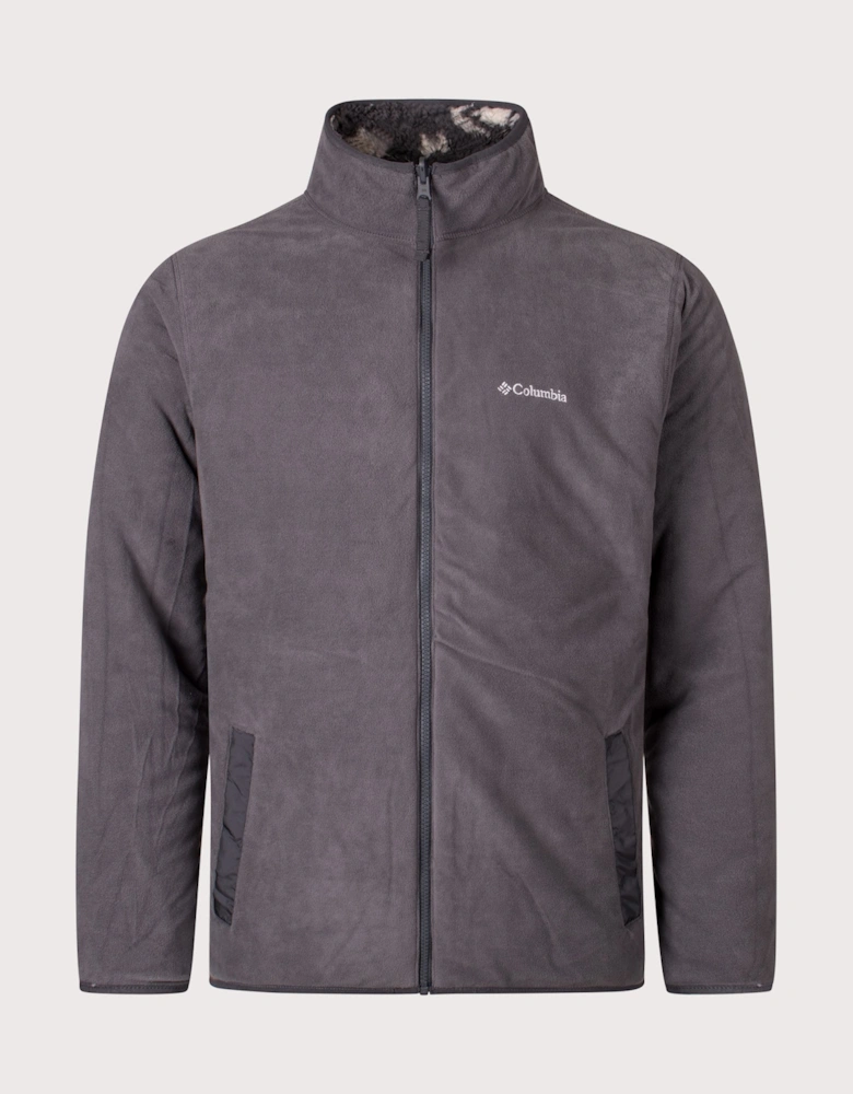 Winter Pass Reversible Fleece Full Zip Sweatshirt