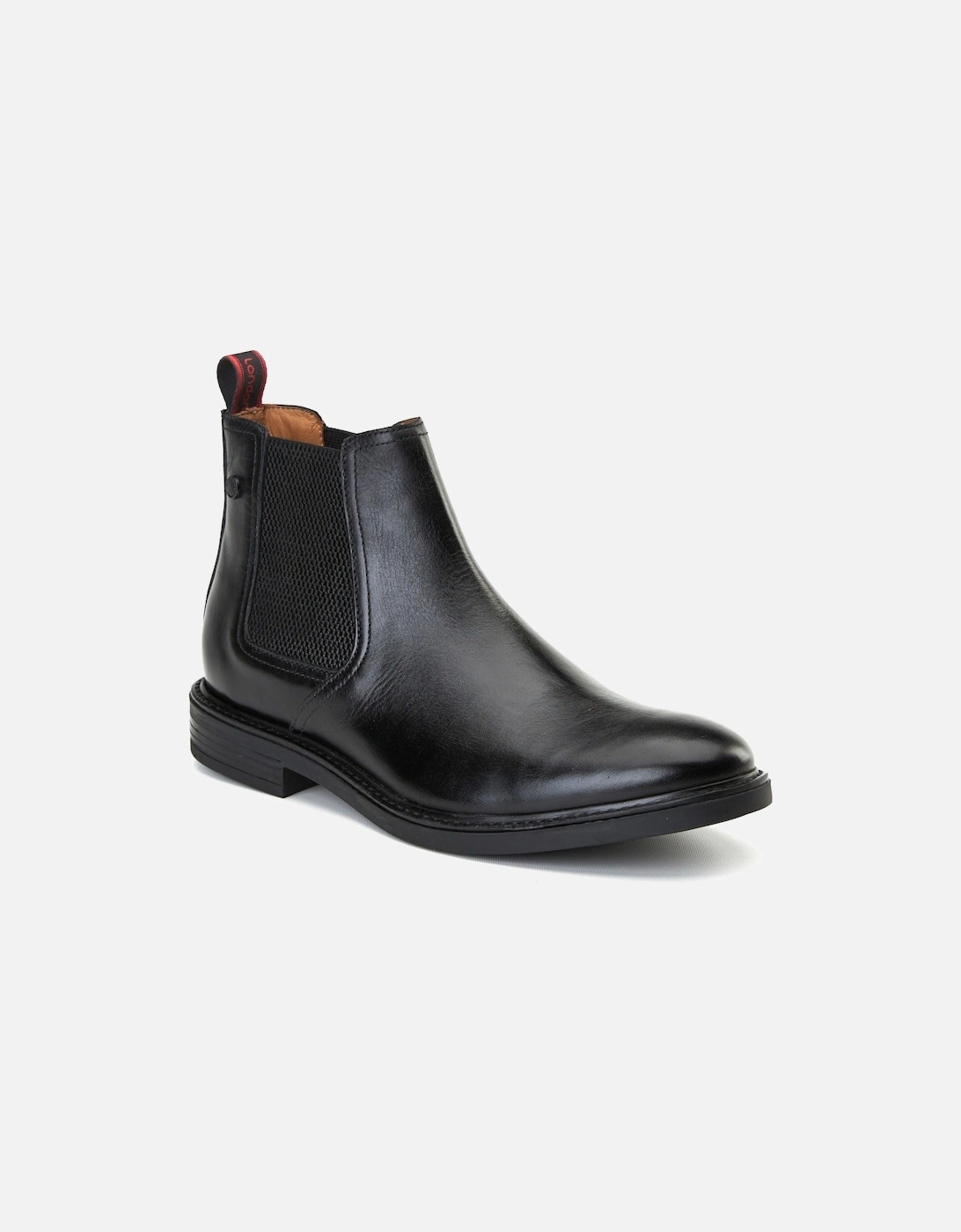 London Sussex Leather Men's Black Boots, 2 of 1