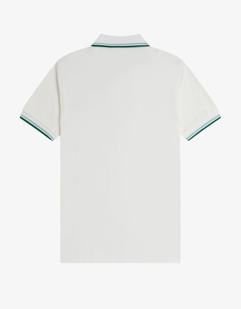 M3600 Twin Tipped Shirt - Snow White/Track Blue/Sport Green