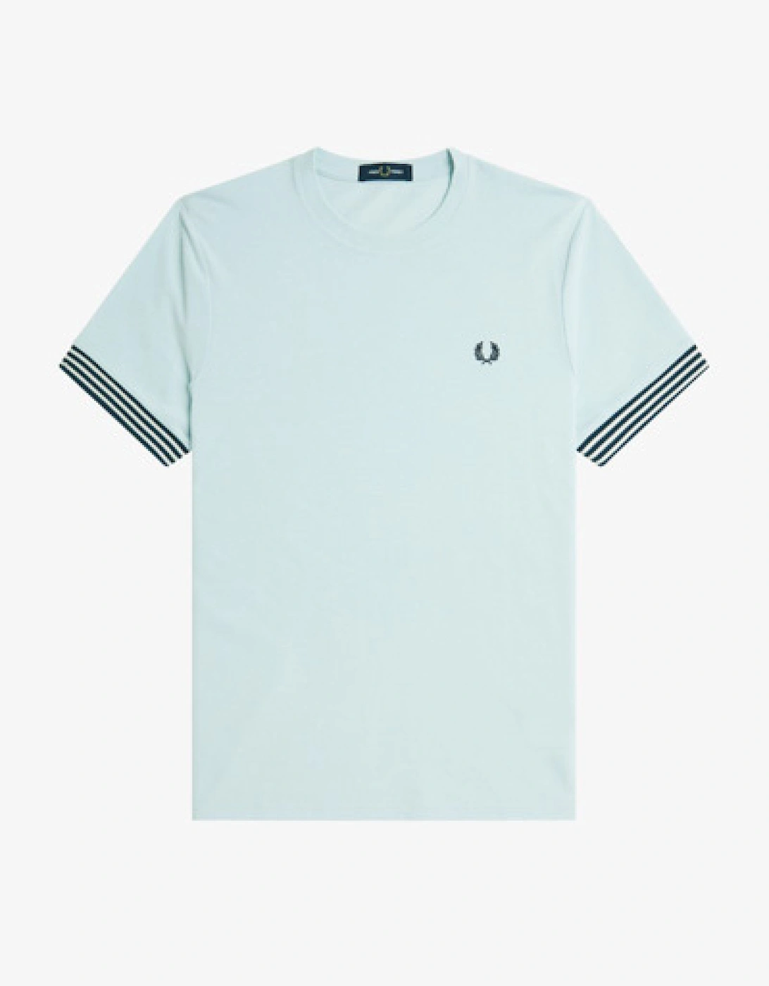 M7707 Striped Cuff T-Shirt - Light Ice, 6 of 5