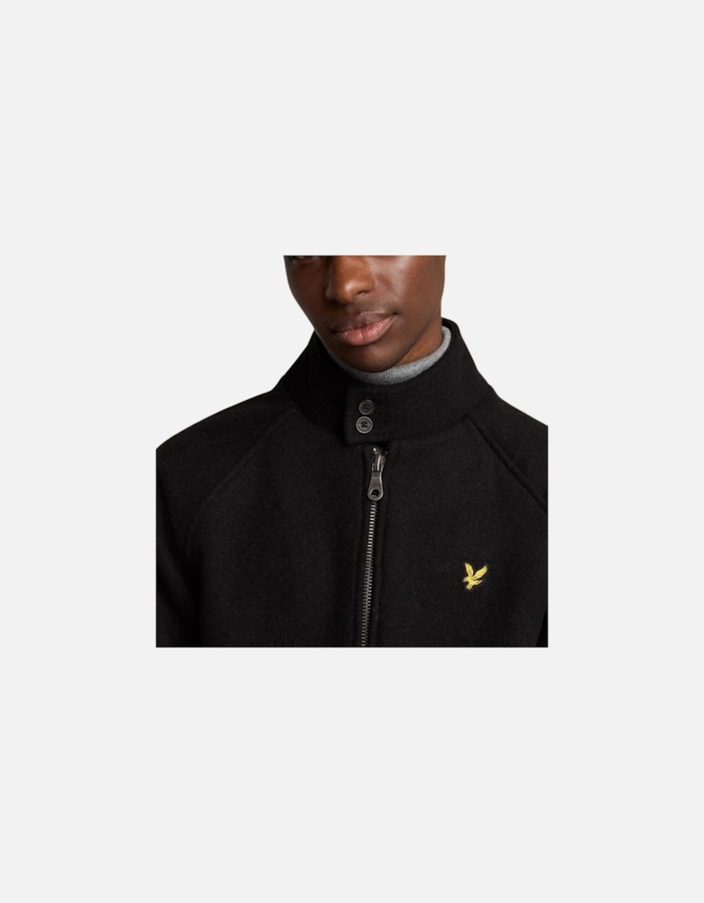 Lyle & Scott Double Face Wool Jet Black Jacket