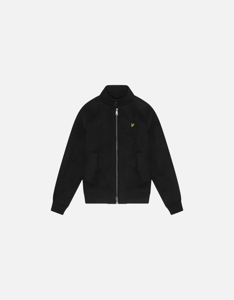 Lyle & Scott Double Face Wool Jet Black Jacket