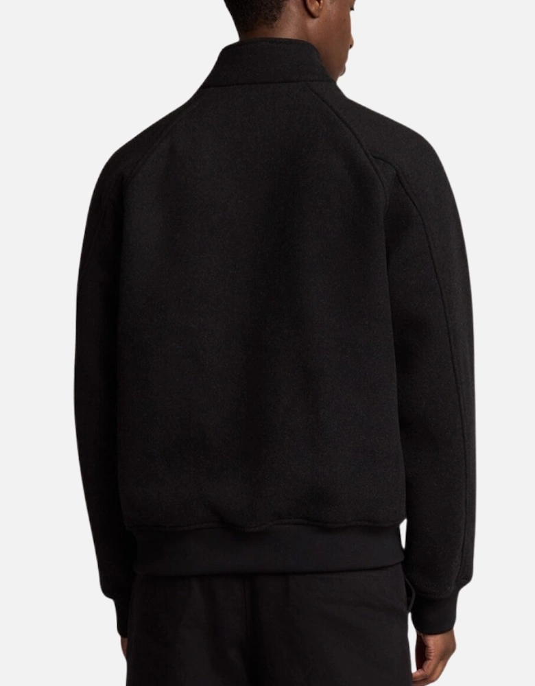 Lyle & Scott Double Face Wool Jet Black Jacket