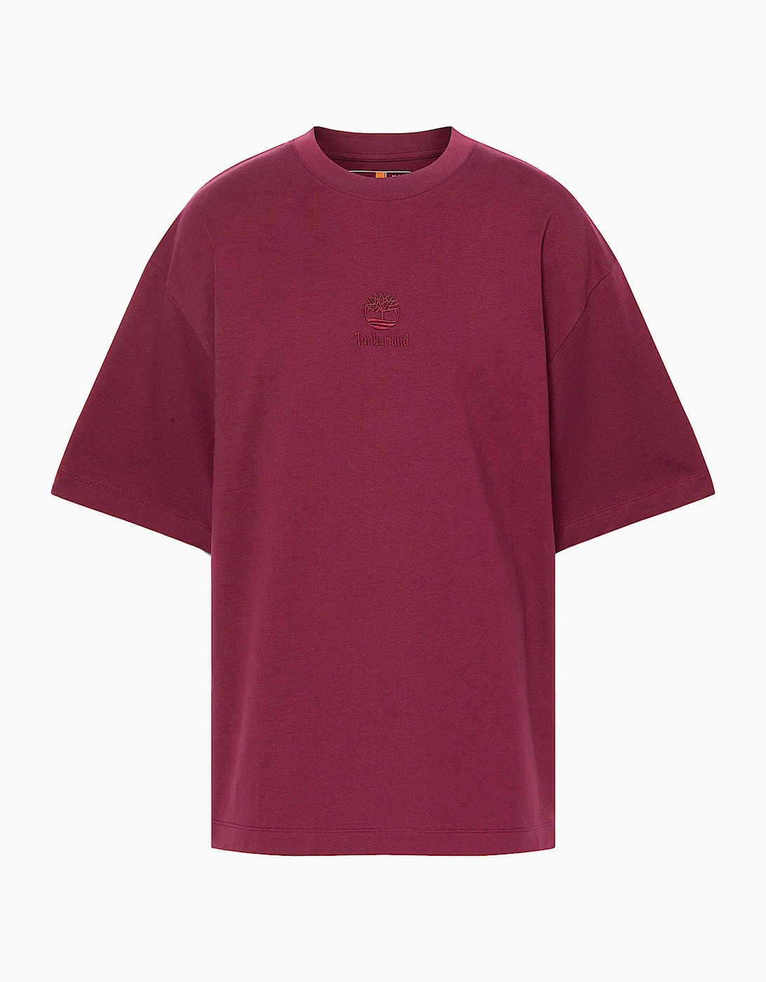 Timberland Timberland Men's Hampton Stack Logo Tee Burgundy - Red