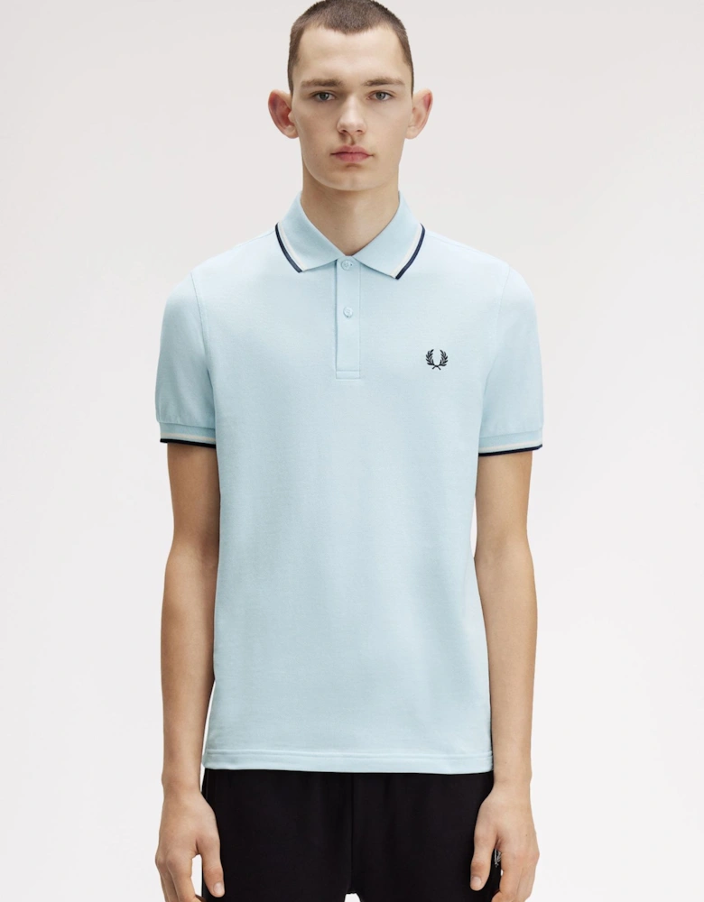 M3600 Twin Tipped Shirt - Light Ice/Silky Peach/Tennis Blue