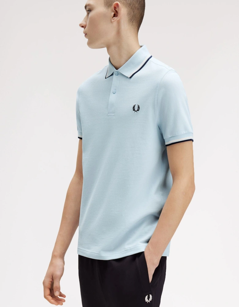 M3600 Twin Tipped Shirt - Light Ice/Silky Peach/Tennis Blue