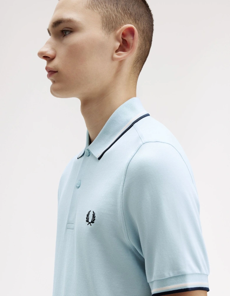 M3600 Twin Tipped Shirt - Light Ice/Silky Peach/Tennis Blue