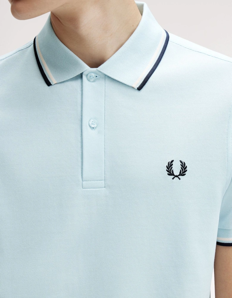 M3600 Twin Tipped Shirt - Light Ice/Silky Peach/Tennis Blue