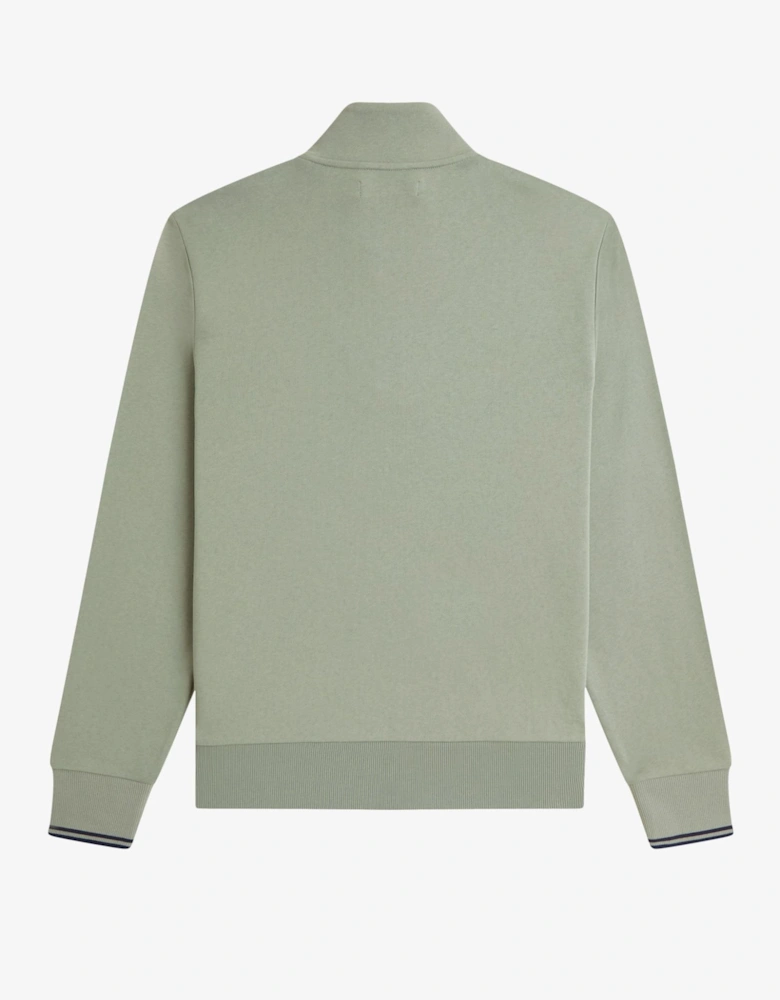 M3574 Half-Zip Sweatshirt - Bay Leaf/Dark Air Force/Tennis Blue