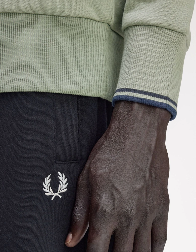 M3574 Half-Zip Sweatshirt - Bay Leaf/Dark Air Force/Tennis Blue