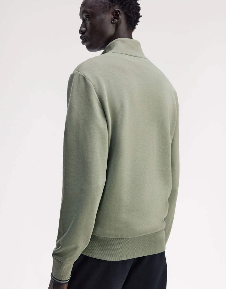 M3574 Half-Zip Sweatshirt - Bay Leaf/Dark Air Force/Tennis Blue