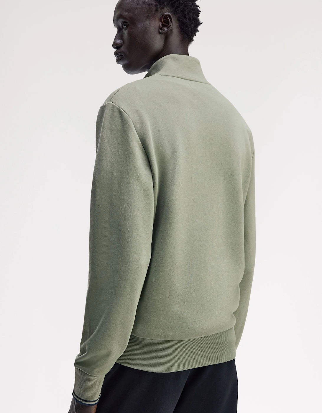 M3574 Half-Zip Sweatshirt - Bay Leaf/Dark Air Force/Tennis Blue