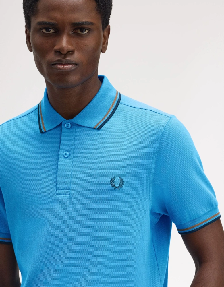 M3600 Twin Tipped Shirt - Court Blue/Shaded Stone/Dark Petrol