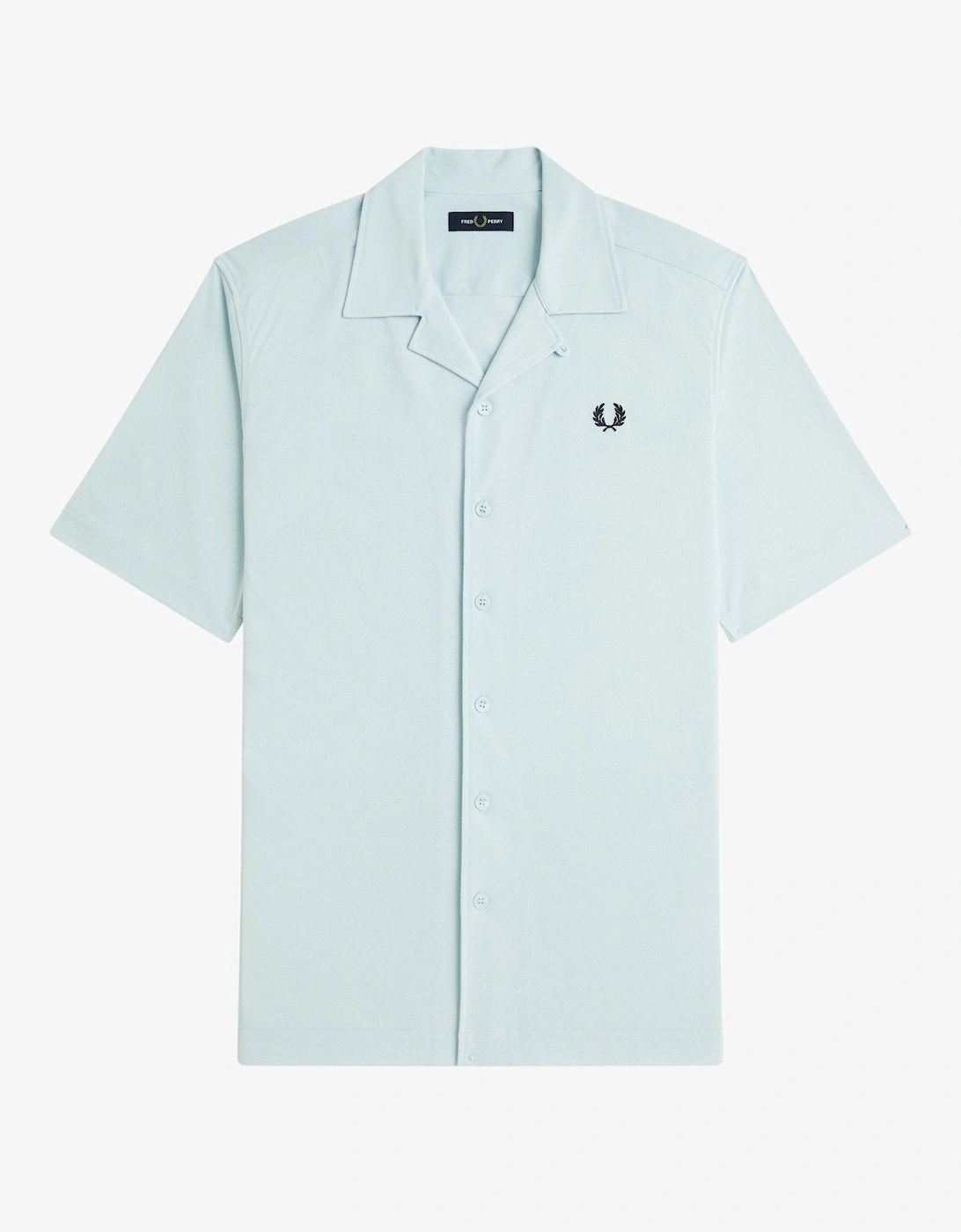 M1745 Compress Mesh Revere Collar Shirt - Light Ice, 7 of 6