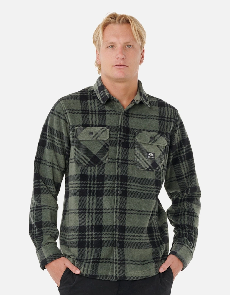 Rip Curl Mens Fun Times Polar Fleece Long Sleeve Shirt