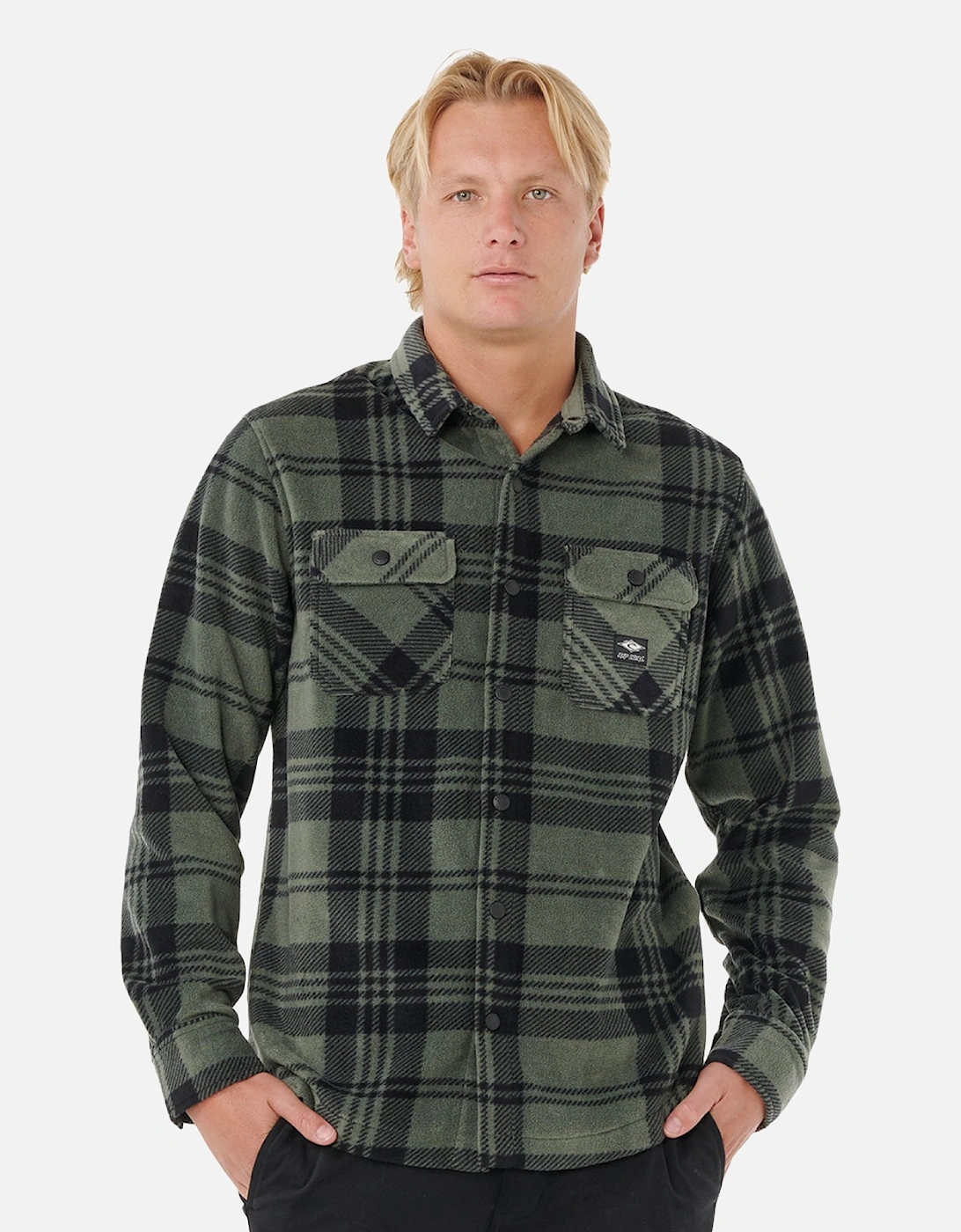 Rip Curl Mens Fun Times Polar Fleece Long Sleeve Shirt, 2 of 1