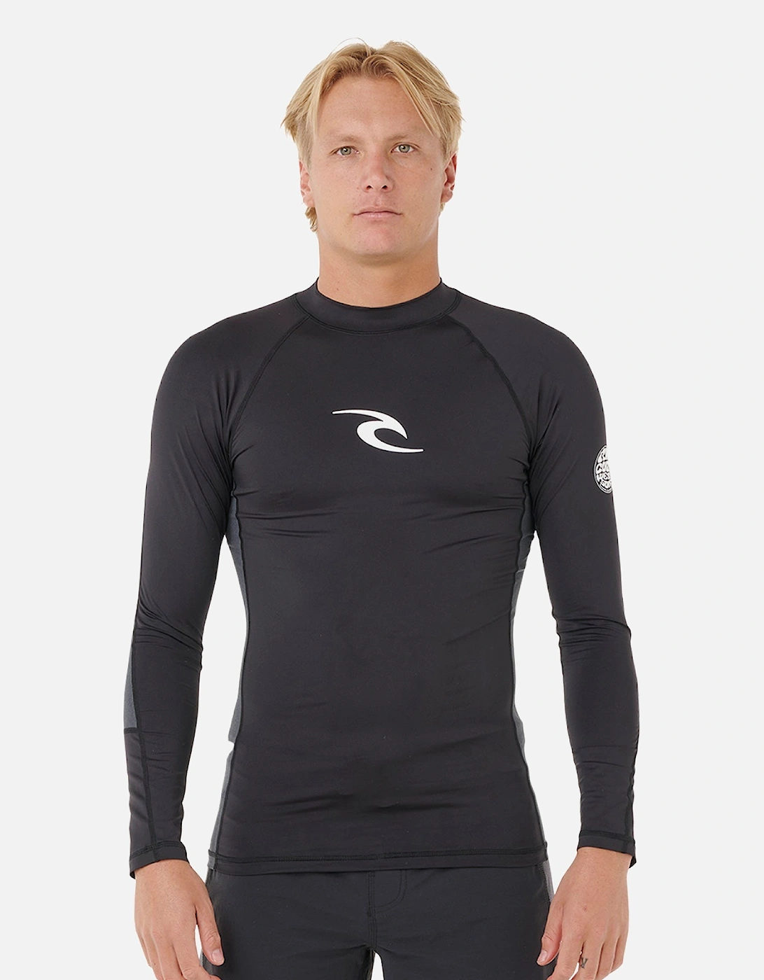 Rip Curl Mens Waves Long Sleeve Rash Vest, 2 of 1