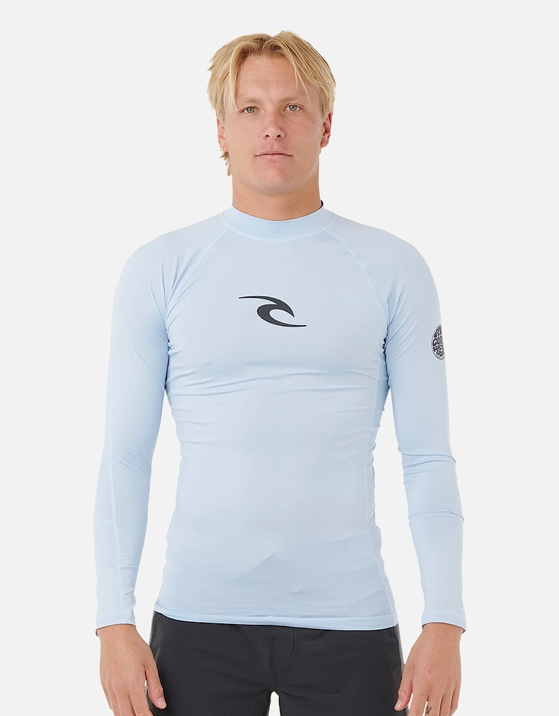 Rip Curl Mens Waves Long Sleeve Rash Vest, 2 of 1