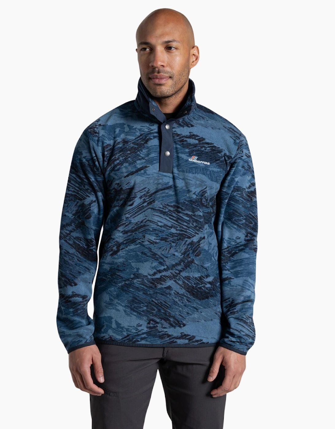 Craghoppers Men's Poseidon Blue Dewlish Ii Micro Half Zip Fleece - : M