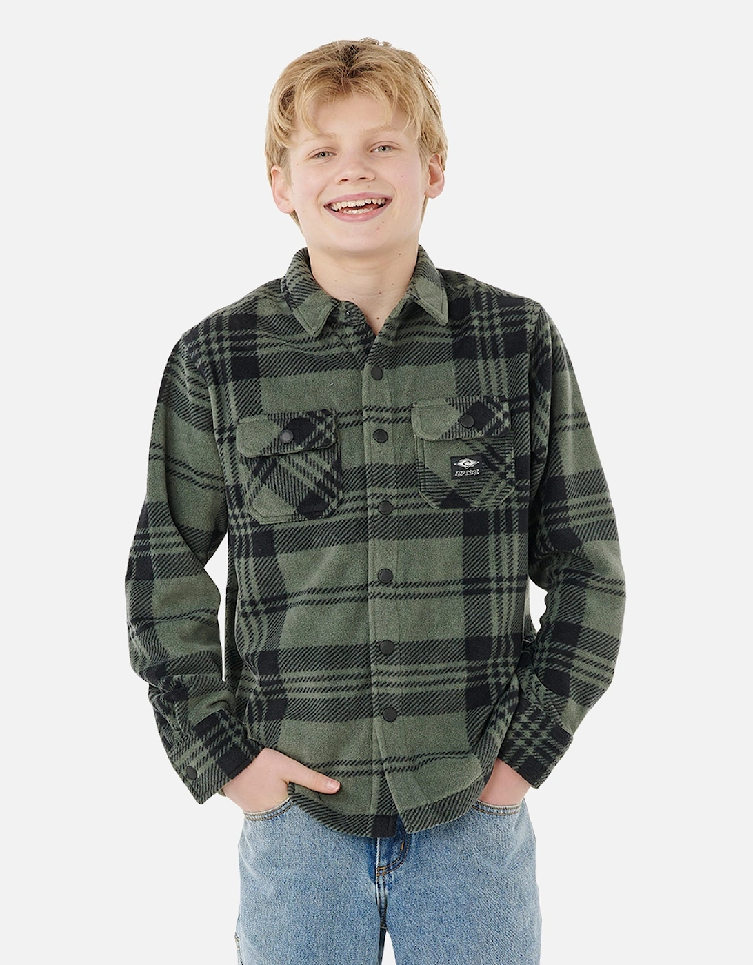 Rip Curl Kids Fun Times Polar Fleece Long Sleeve Shirt, 2 of 1