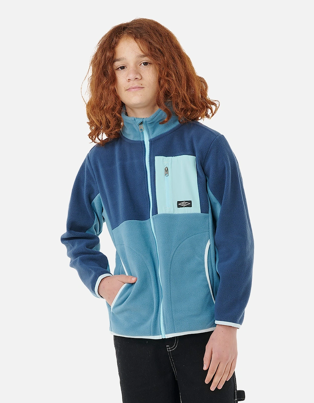 Rip Curl Kids Raw Energy Block Polar Full Zip Fleece, 2 of 1
