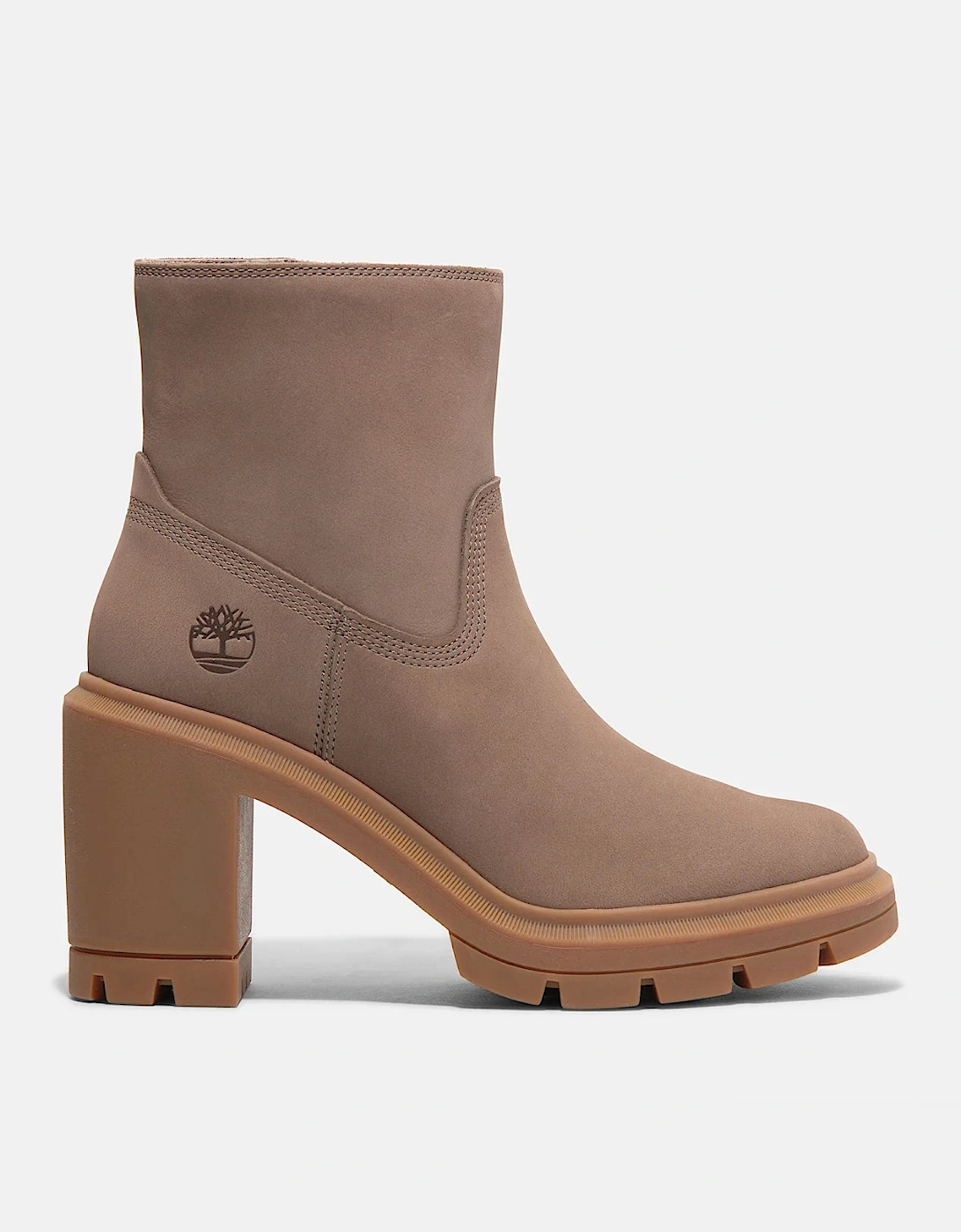 Allington Heights Mid Zip Up Womens Boots - Taupe Nubuck, 2 of 1