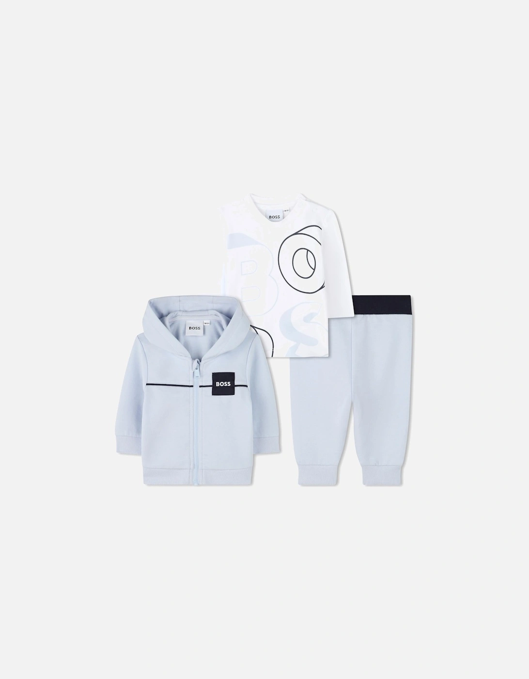 BOSS BLUE BABY BOY SET J52527, 5 of 4