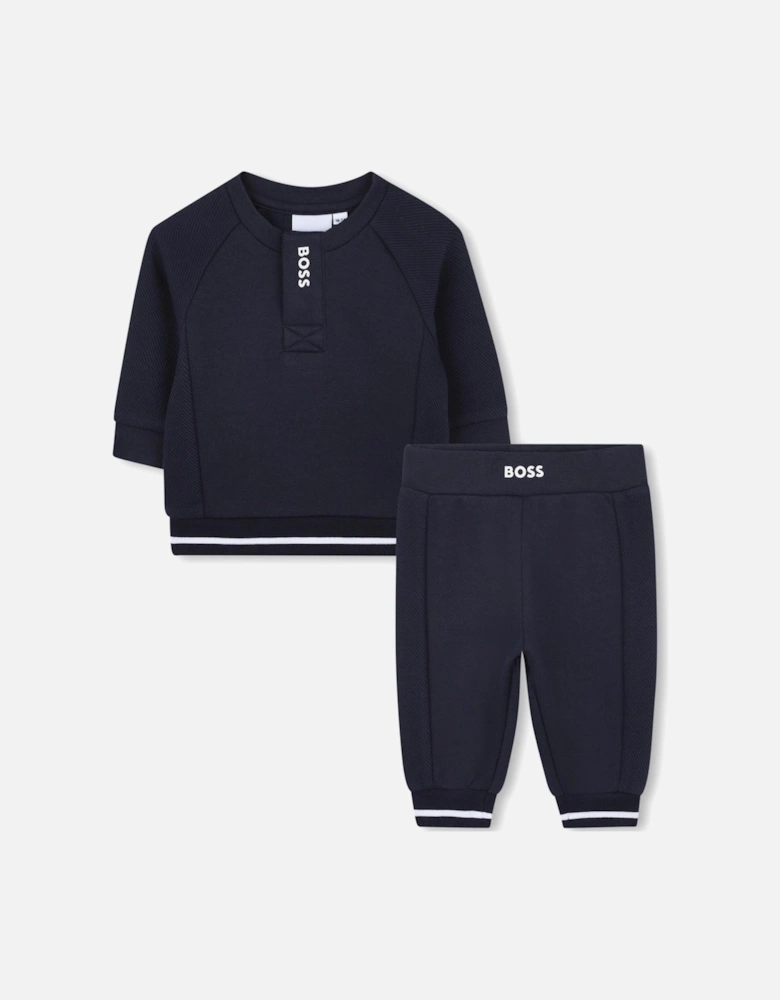 BOSS BABY NAVY 2 PIECE SET WITH GIFT BOX J52487