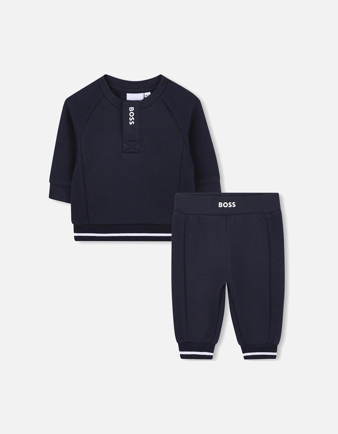 BOSS BABY NAVY 2 PIECE SET WITH GIFT BOX J52487, 7 of 6