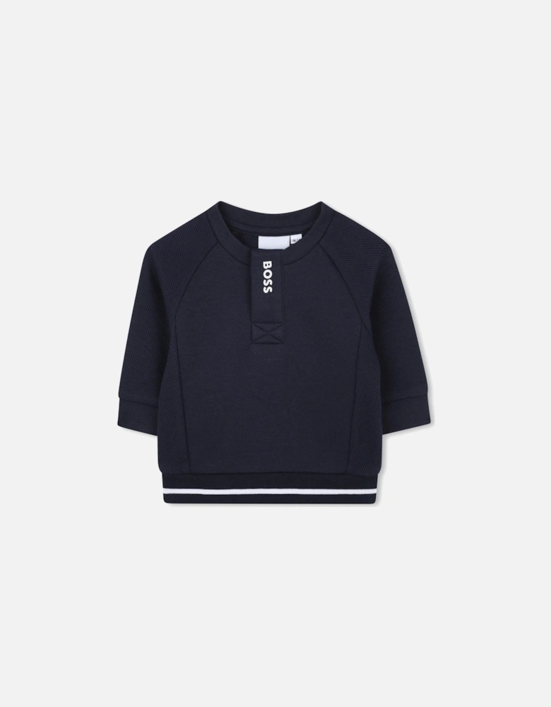 BOSS BABY NAVY 2 PIECE SET WITH GIFT BOX J52487