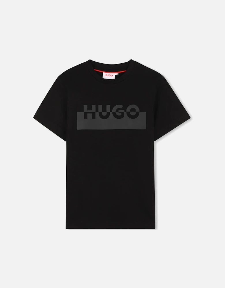 HUGO BOYS BLACK T SHIRT G00433