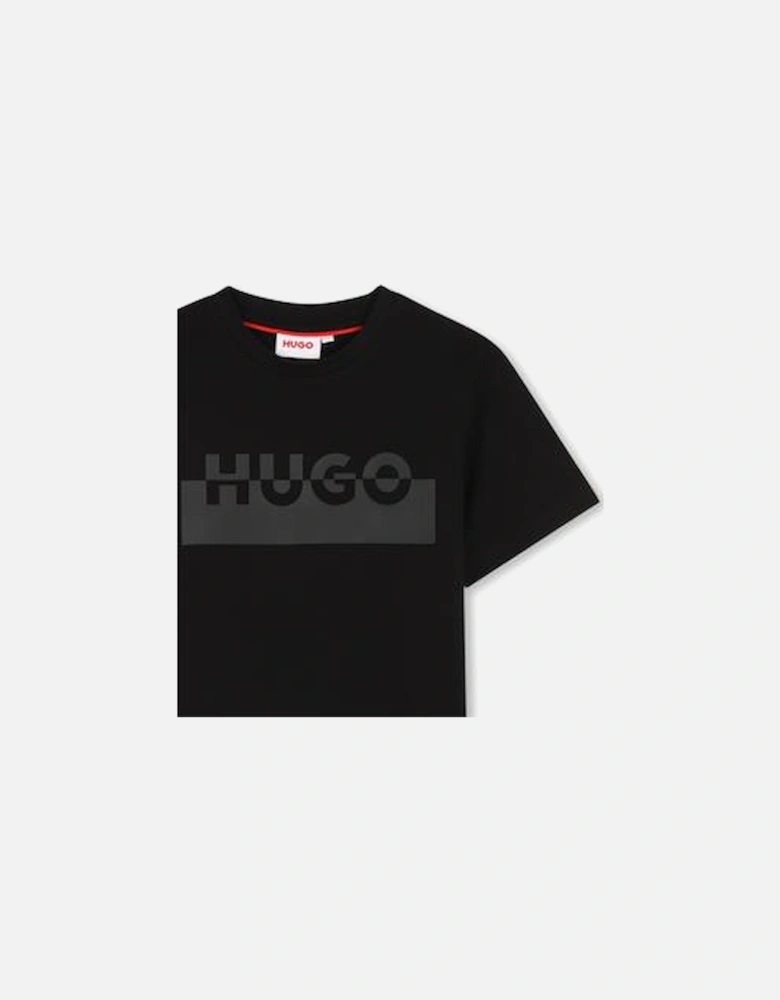 HUGO BOYS BLACK T SHIRT G00433