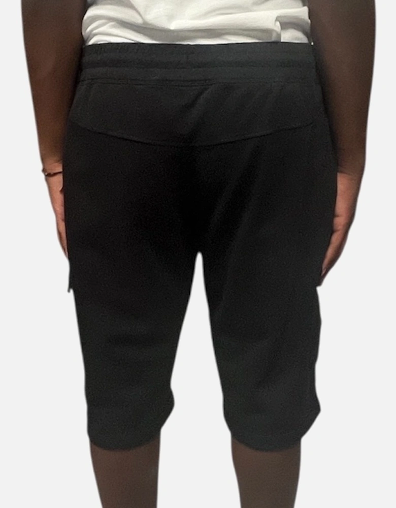 Fleece Cargo Short - Black