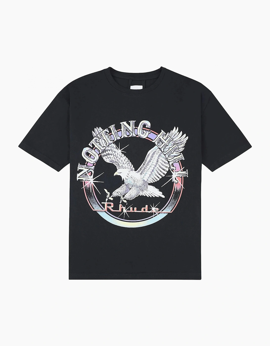 Rhude Men's Notting Hill Eagle T-shirt Black - Size: 38
