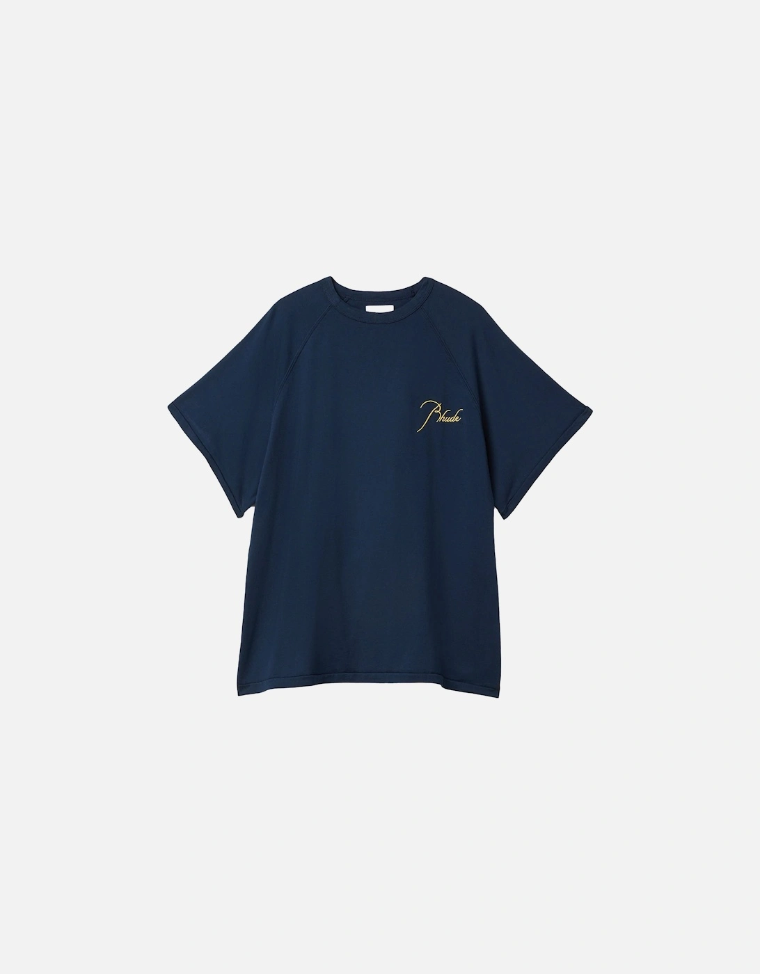 Rhude Men's CLASSIC RAGLON T SHIRT - Navy - Size: 34