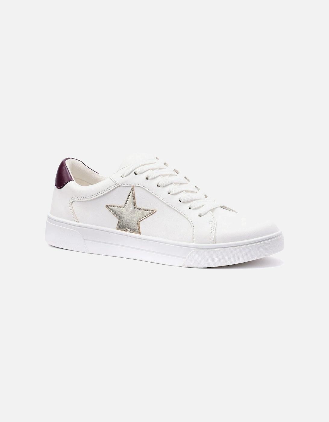 Hotter Women's Star Womens Casual Trainers - White - Size: 4.5