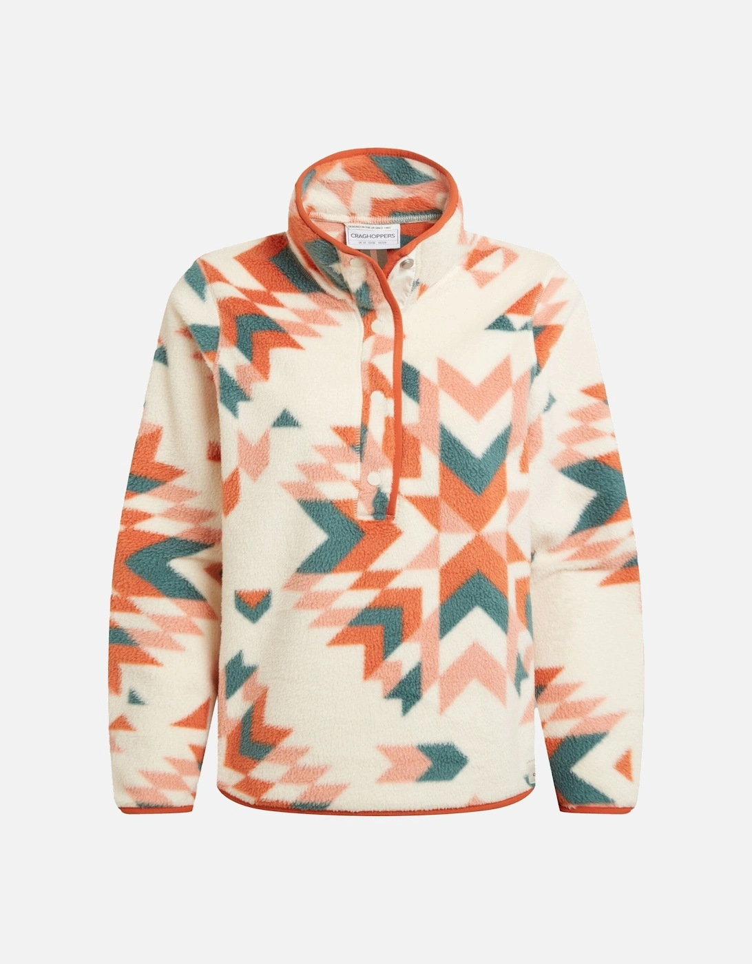 Womens/Ladies Massey Geometric Overhead Fleece Top, 6 of 5