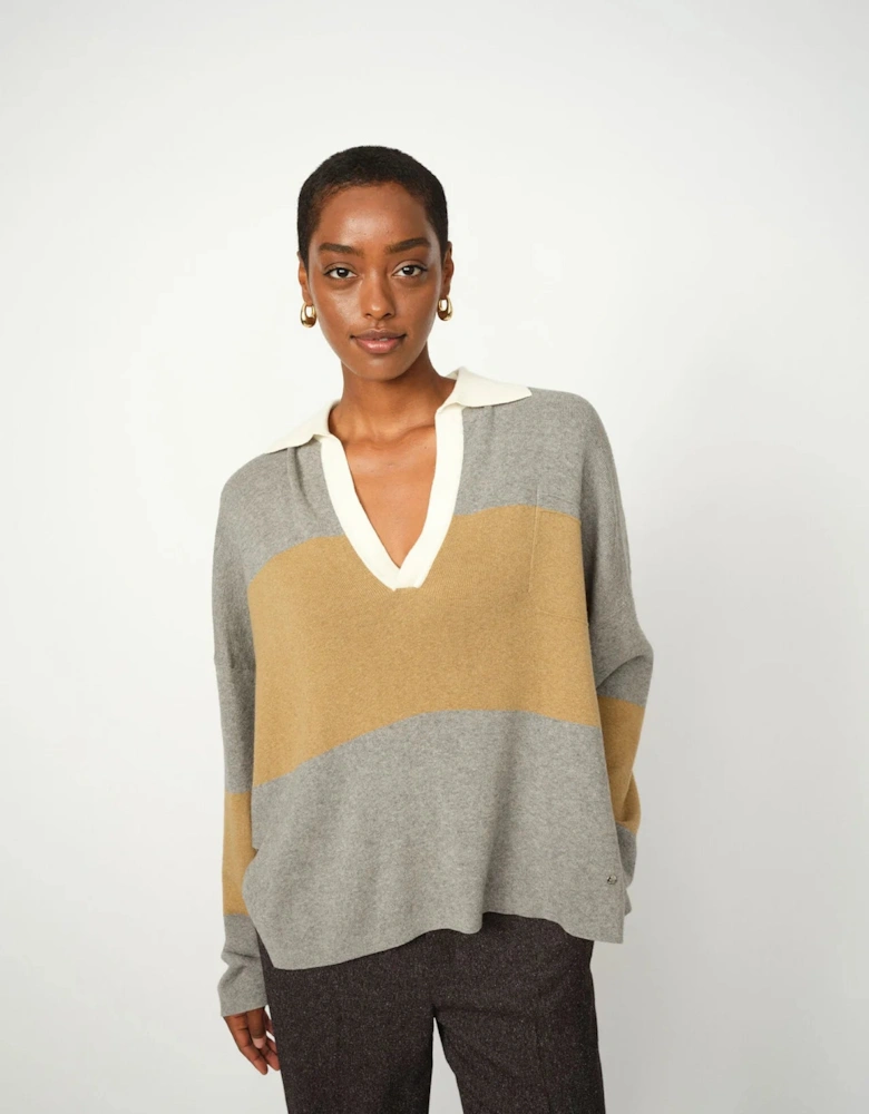 Wylie Tani bold stripe knit