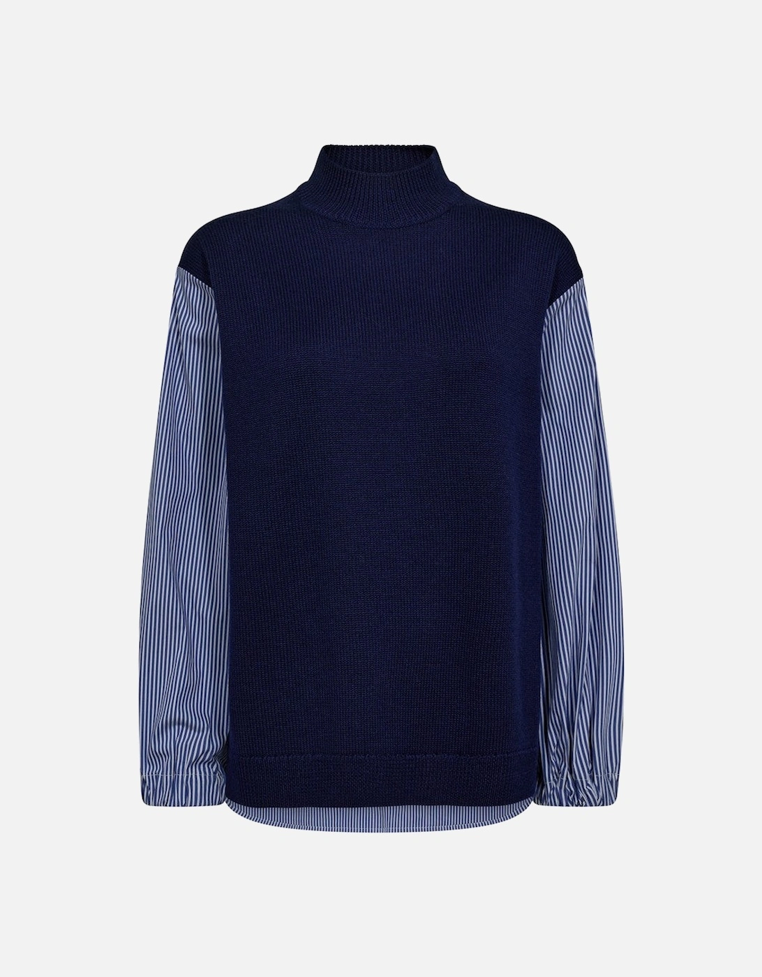 Juella long sleeve stripe combi knit