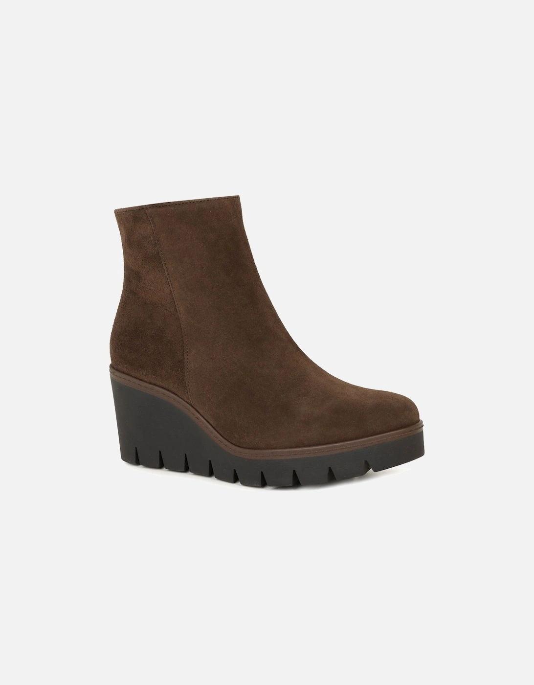 Utopia Womens Wedge Heel Ankle Boots, 8 of 7
